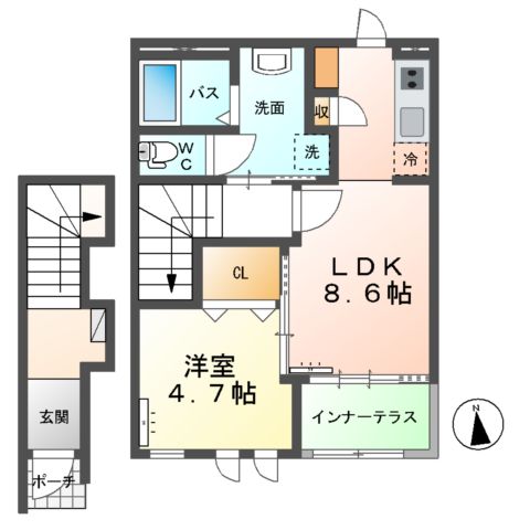 Ambition Ⅰの間取り