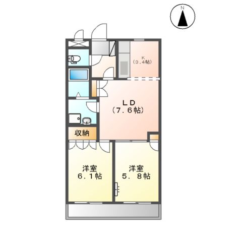 ヴィーナルサンクリスタルの間取り