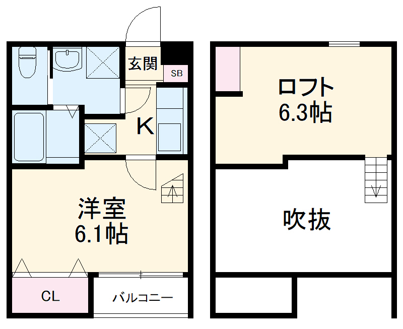 クルーゼの間取り
