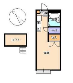 英夏・202号室の間取り