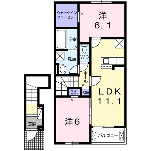ストリーム Ⅱの間取り