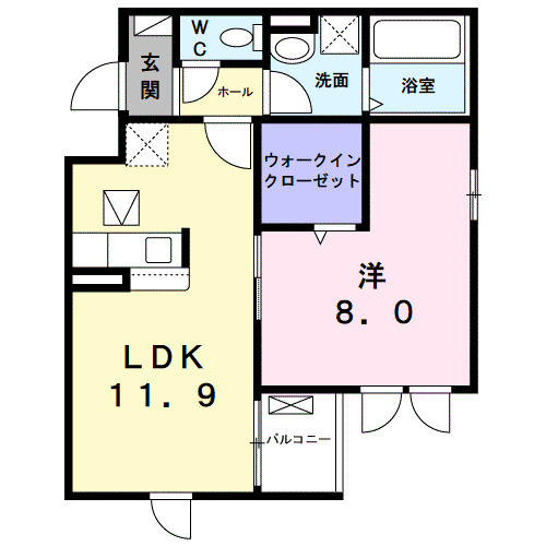 ガーデニアKの間取り