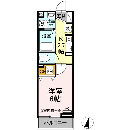 クレールコート井土ヶ谷の間取り