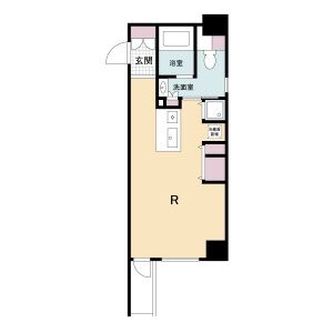 RIDGE北堀江(旧ルクレ北堀江)の間取り