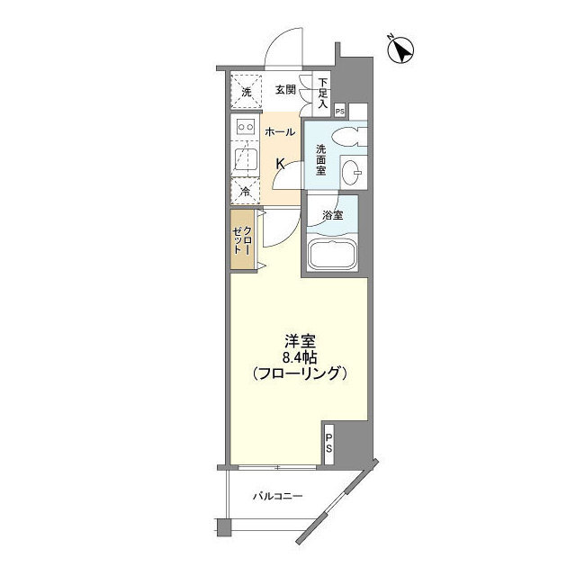Ｃａｓａ　Ｓｐｌｅｎｄｉｄｏ　麻布仙台坂・0803号室の間取り