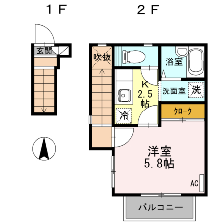 フローラの間取り
