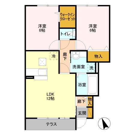ヴェルドミールの間取り