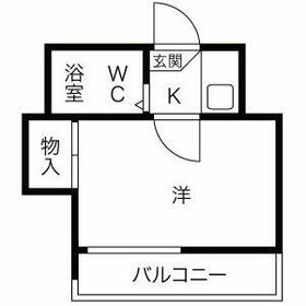 レオパレス本陣第3の間取り