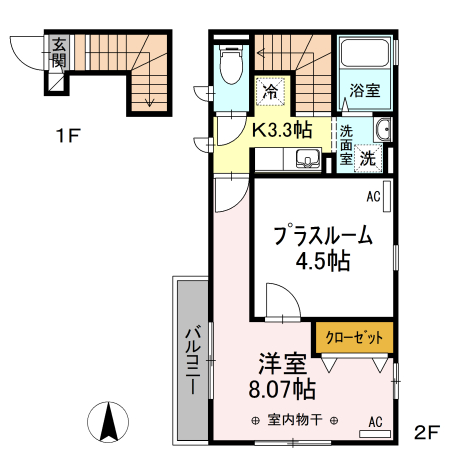 ハーフノートの間取り