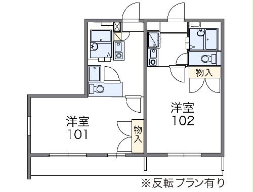 レオパレスLOGINの間取り