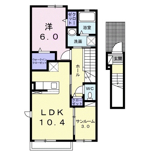 レジデンス大門の間取り