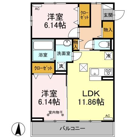 シャンデブレの間取り