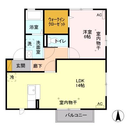 ＢＥＬＬ　ＰＡＲＫの間取り