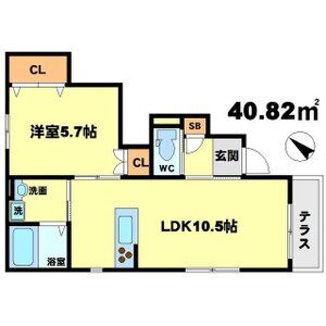 La Plumeria(ラ プルメリア)の間取り