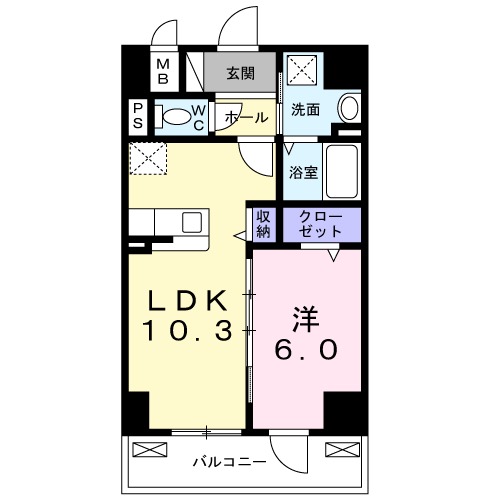 リエート 尾浜の間取り