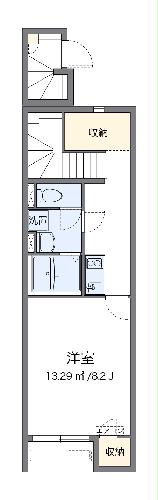 クレイノGARDEN 丘 Ⅱの間取り