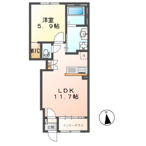 真鍋フラッツの間取り