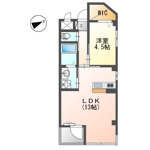 クレシア吹上の間取り