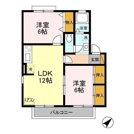 エクセル A・Bの間取り