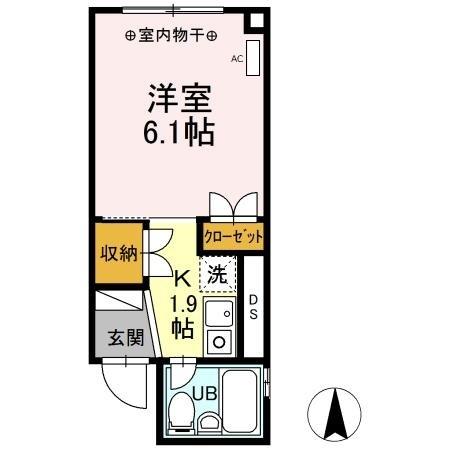 アンソレイユ塩町 住居の間取り