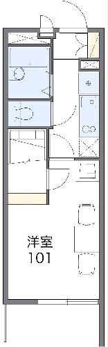 レオパレスフェリスの間取り