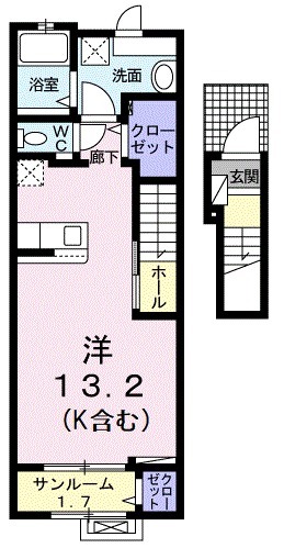 フラーゼの間取り