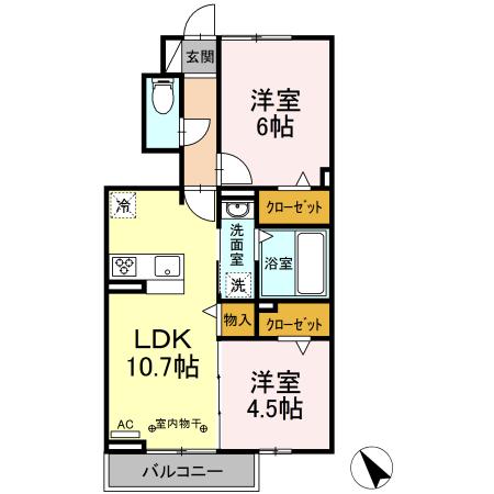 エスポワールの間取り