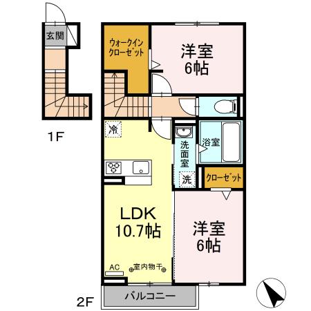 エスポワールの間取り