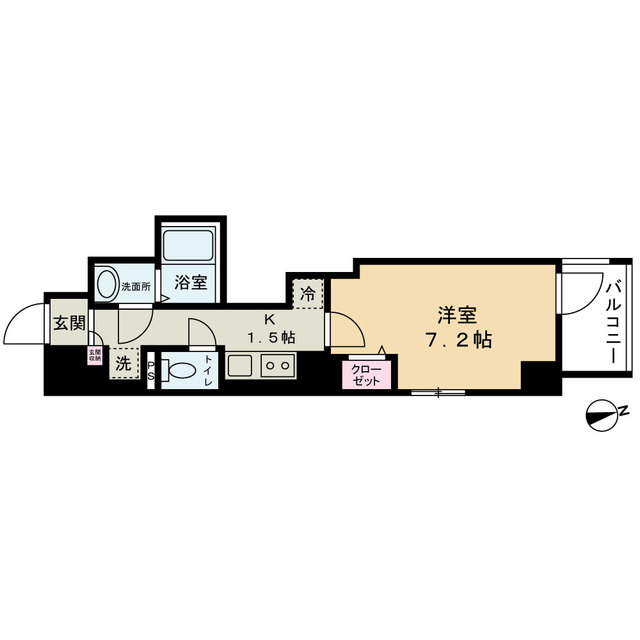 リビオン大森の間取り