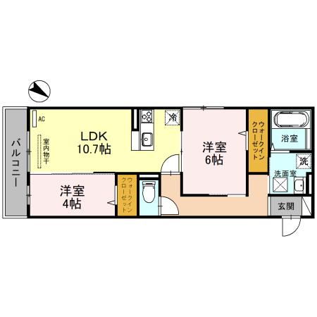 GRANDEL B棟の間取り