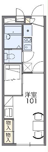 レオパレス西城の間取り