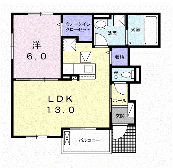 ラメールの間取り