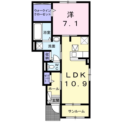 セントワールの間取り