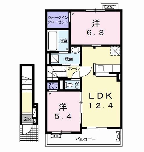 フェニックス Cの間取り