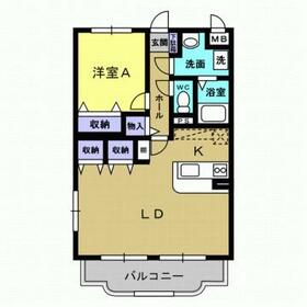 林マンションFの間取り