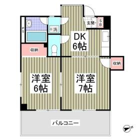 ニューパレス馬橋の間取り