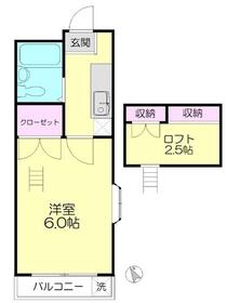 沖田コーポ戸田の間取り