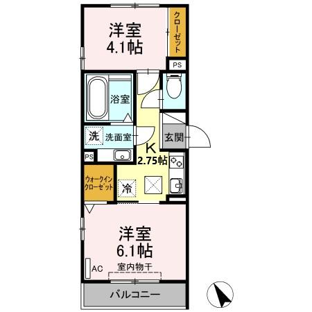 メイユール東丸の間取り