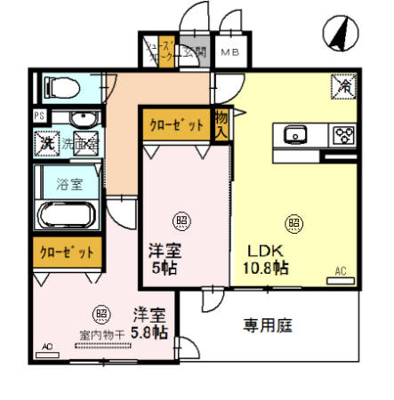 ヴィア・ラッテアの間取り