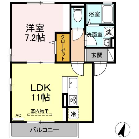 プランドールAiの間取り