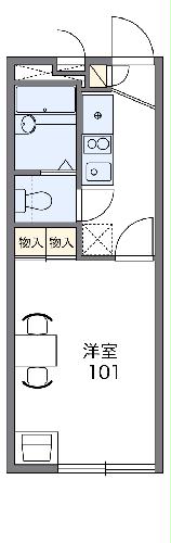 レオパレスパストラルの間取り