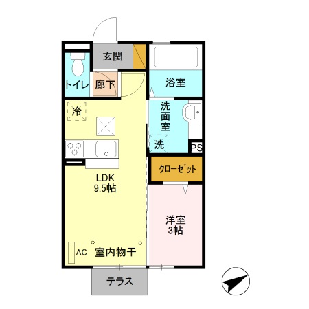 Ｓプレイスの間取り