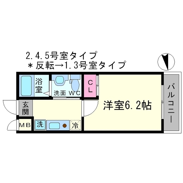 ウインズコート豊中南の間取り