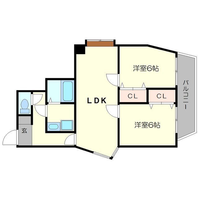 ヴィラウッドランドⅡの間取り