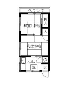 常盤荘の間取り