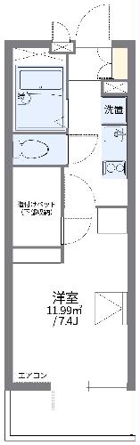レオパレスラ ソワの間取り