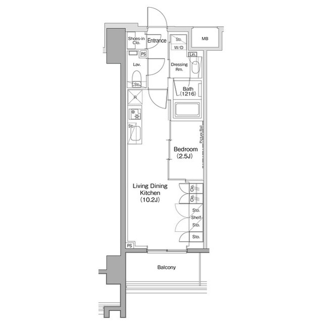 ヴェール・クレール大崎の間取り