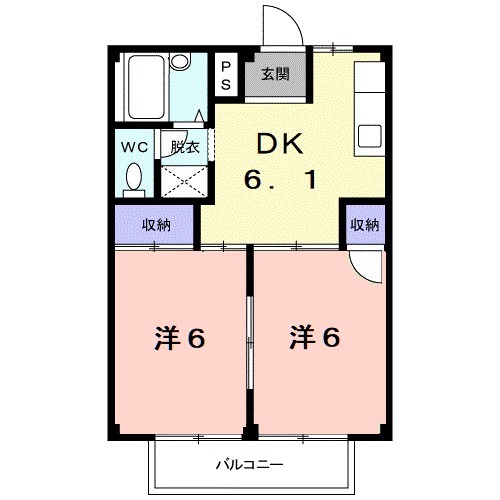 シティハイツトヨダの間取り