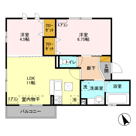 インペリアルの間取り