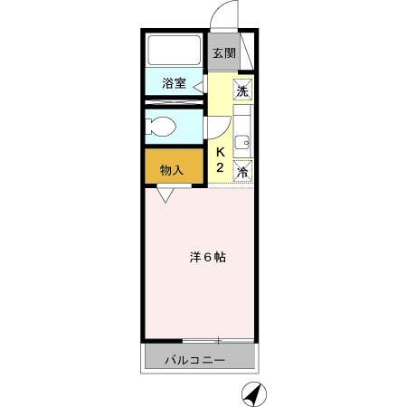 アイアンフラッツの間取り